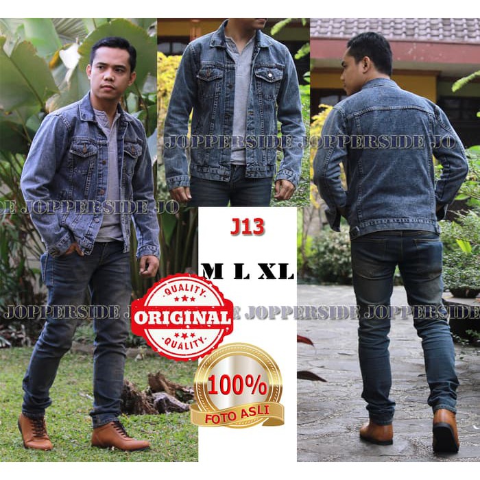 Promo Terkini Jaket Jeans Pria Style Korea Jaketjeans Nudie Jeans Billy Deep Indigo Premium 100%