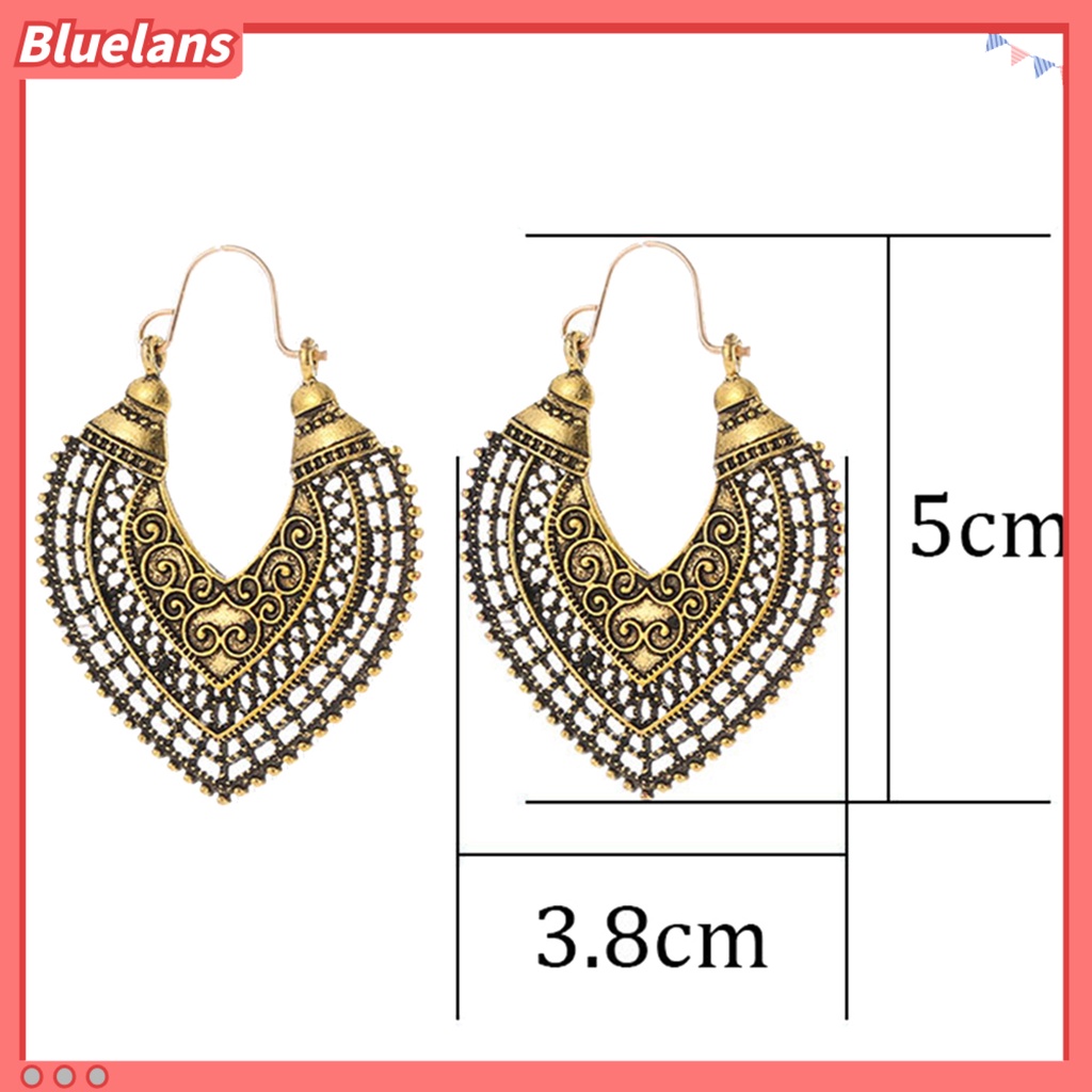 Bluelans Earrings Women Bohemian Alloy Women Bohemian Ear Pendant