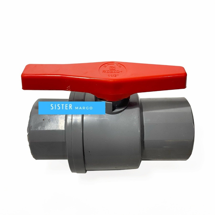 Stop Kran PVC Ball Valve PVC Rigid 1 1/2 inch