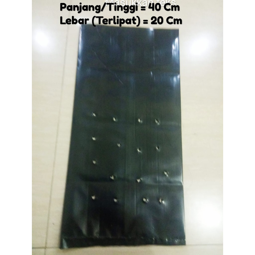 Per 1 Pcs Polybag, Polybag Ukuran 40 Cm X 40 Cm (Polybag Hitam