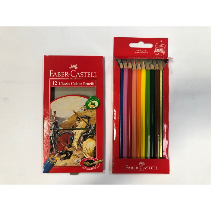 

Pensil Warna FABER CASTELL 12 warna Panjang