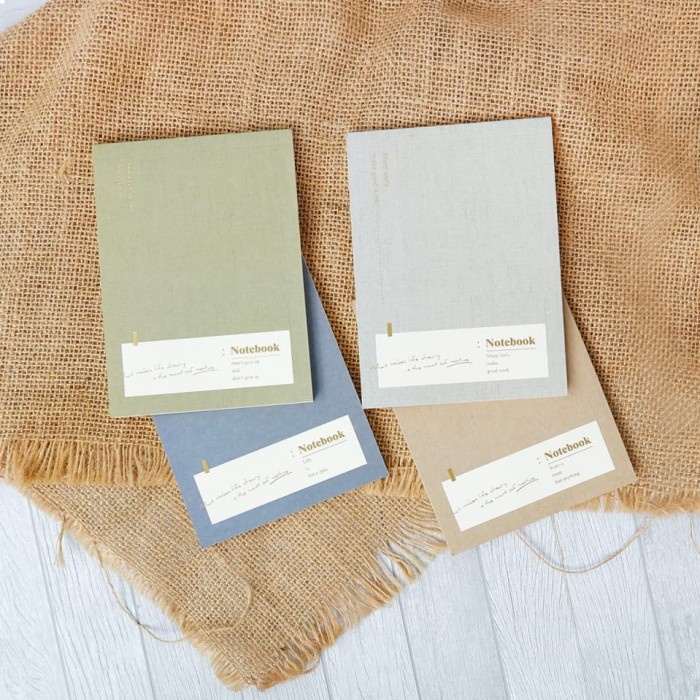 

Jualan Light Of Life Plain Notepad A6 Bagus