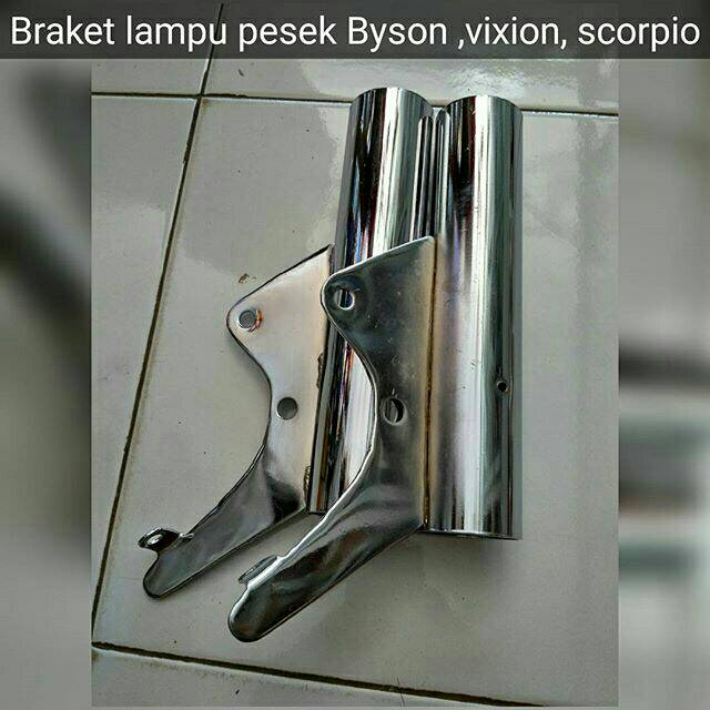 Braket Lampu pesek Byson, Vixion, Scorpio