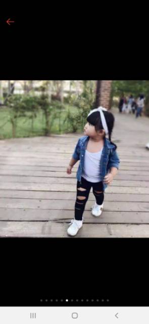 Jaket jeans anak