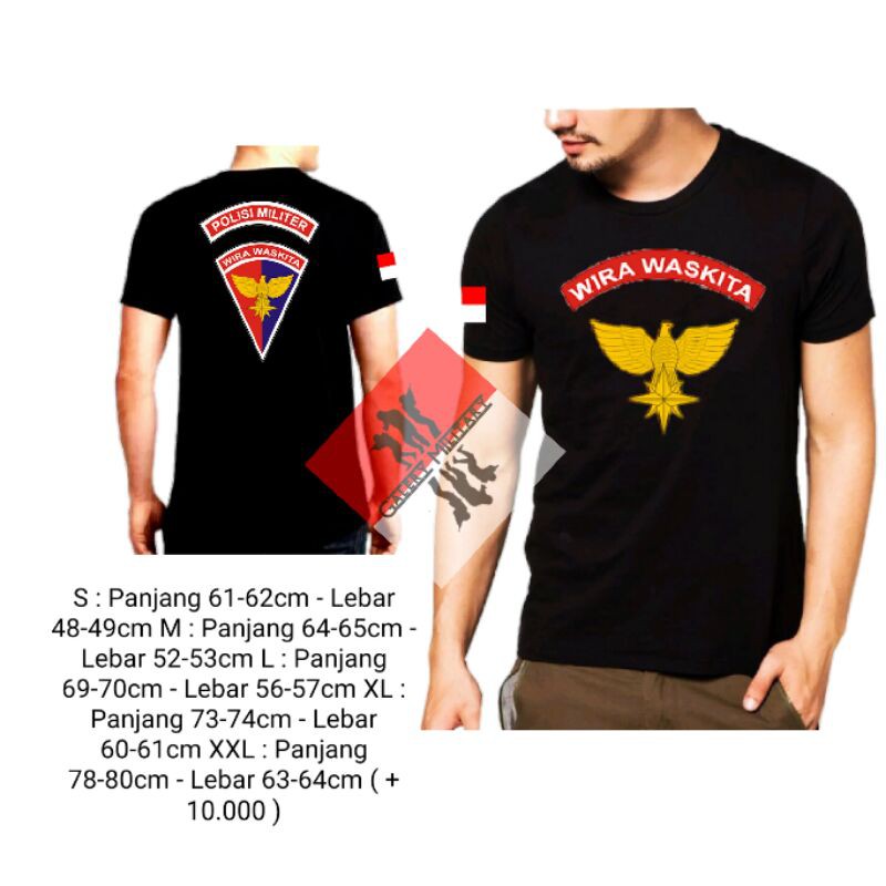 Kaos/tshirt-POLISI MILITER AU