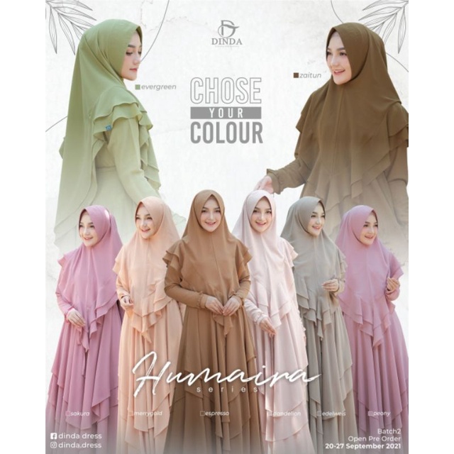 Humaira Series Gamis Set by Dinda Dress