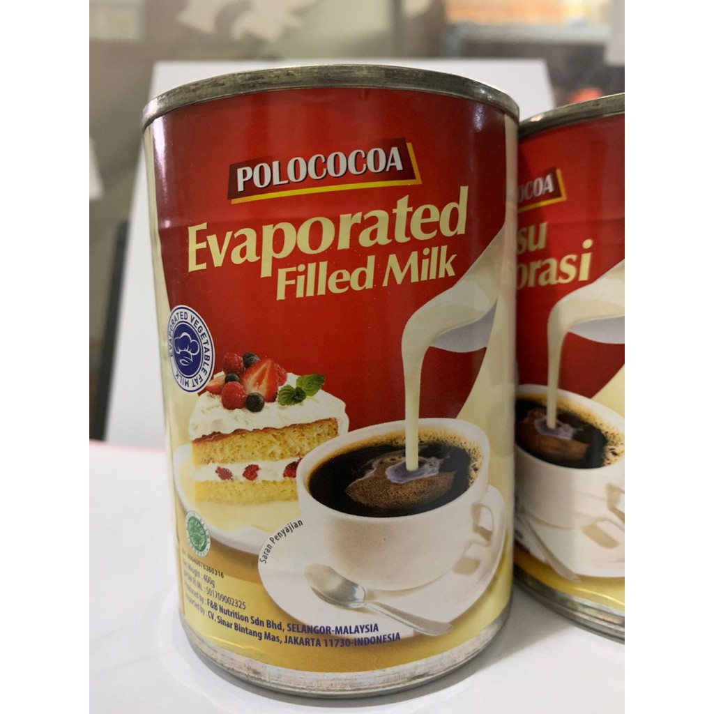 susu evaporasi POLOCOCOA 400gr fn sunbay