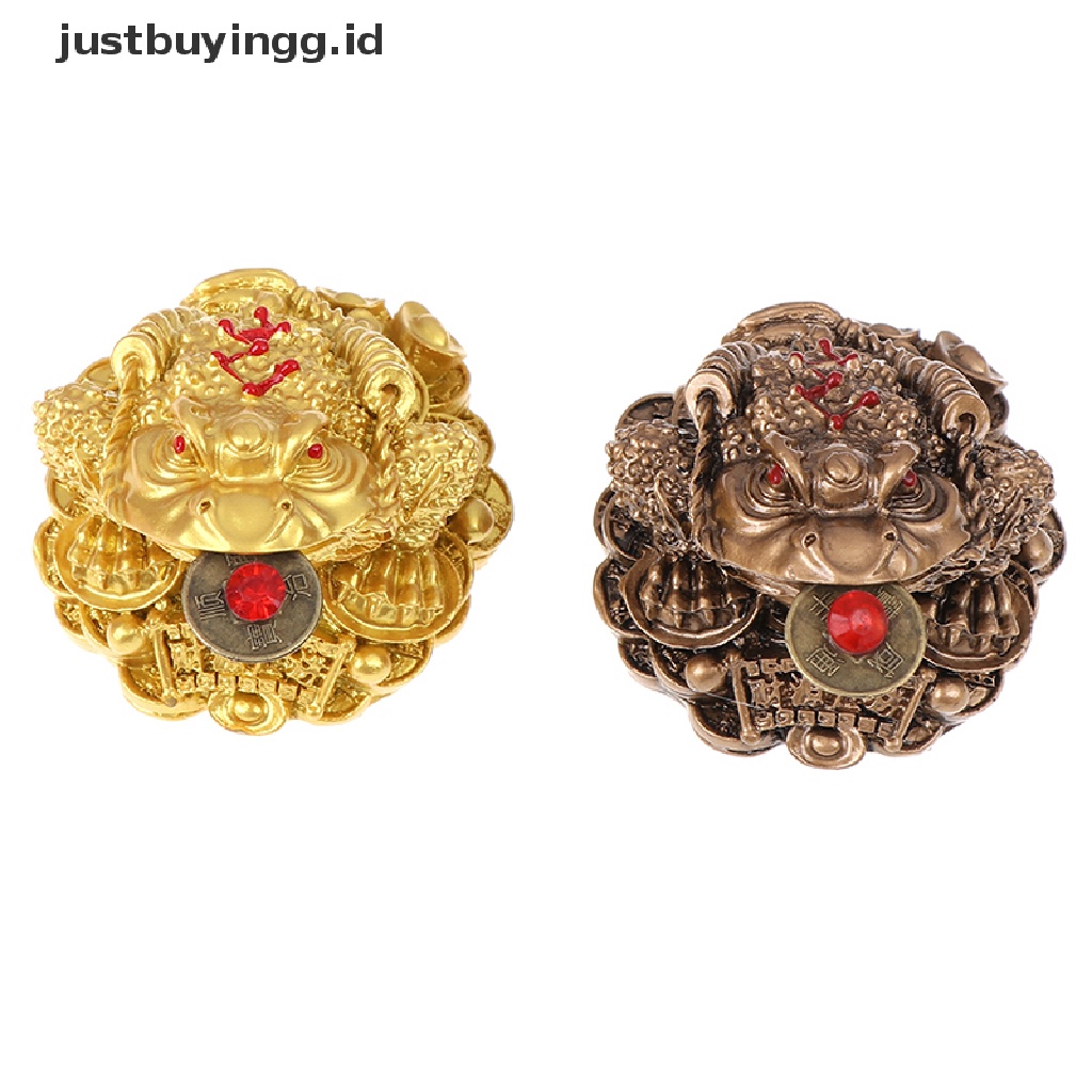 (Justbuyingg.Id) Feng Shui Toad Katak Keberuntungan Untuk Dekorasi Rumah / Kantor