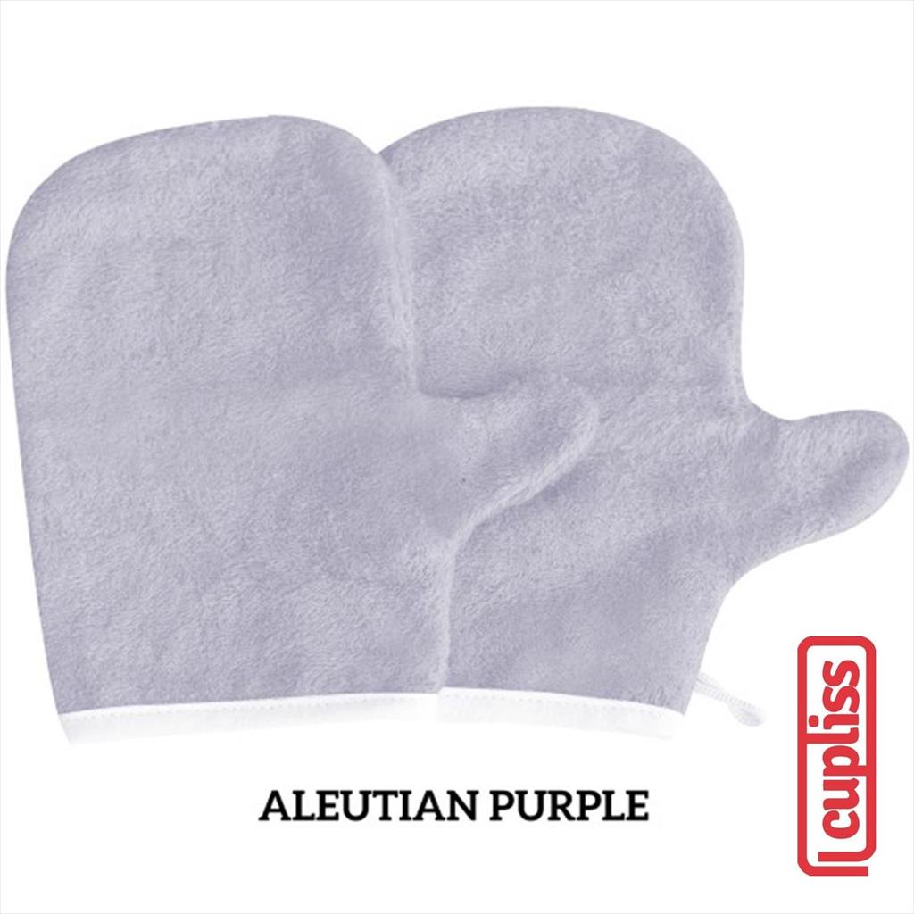 2x Little Palmerhaus Bamboo Washmitt Aleutian Purple Waslap Bayi