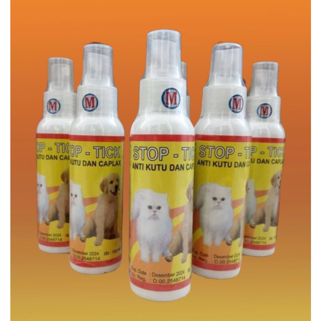 Stop Tick Spray - Obat Kutu Kucing Caplax Anjing Basmi Telur Kutu Cat