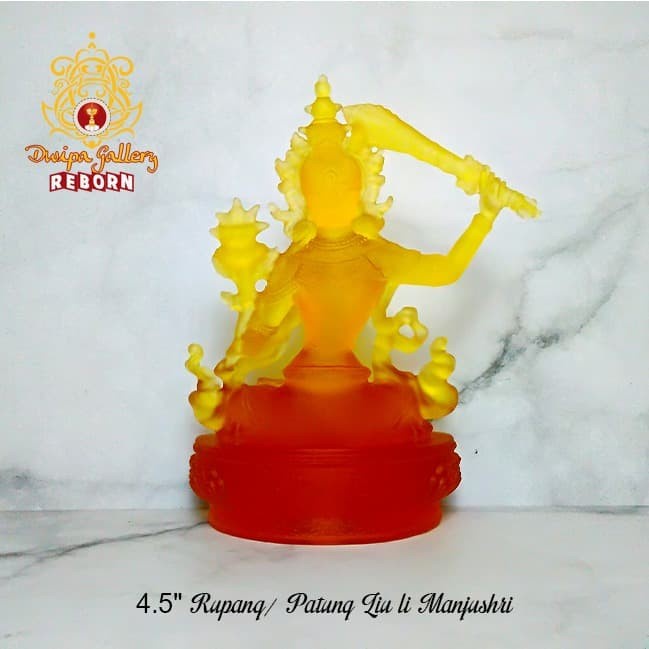 4.5&quot; Rupang/ Patung Liu li Manjushri