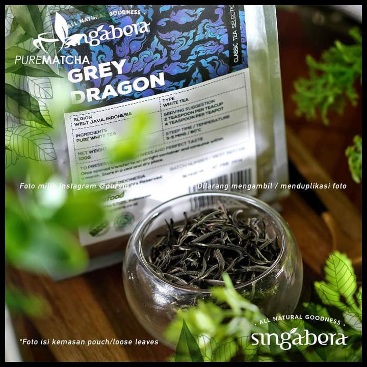 

Singabera Teh Indonesia - Grey Dragon Tea 100Gr Teh Putih Premium Tea