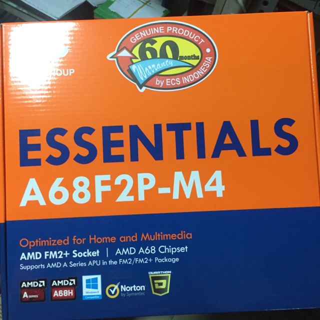 MB ECS A68F2P-M4 socket fm2 +