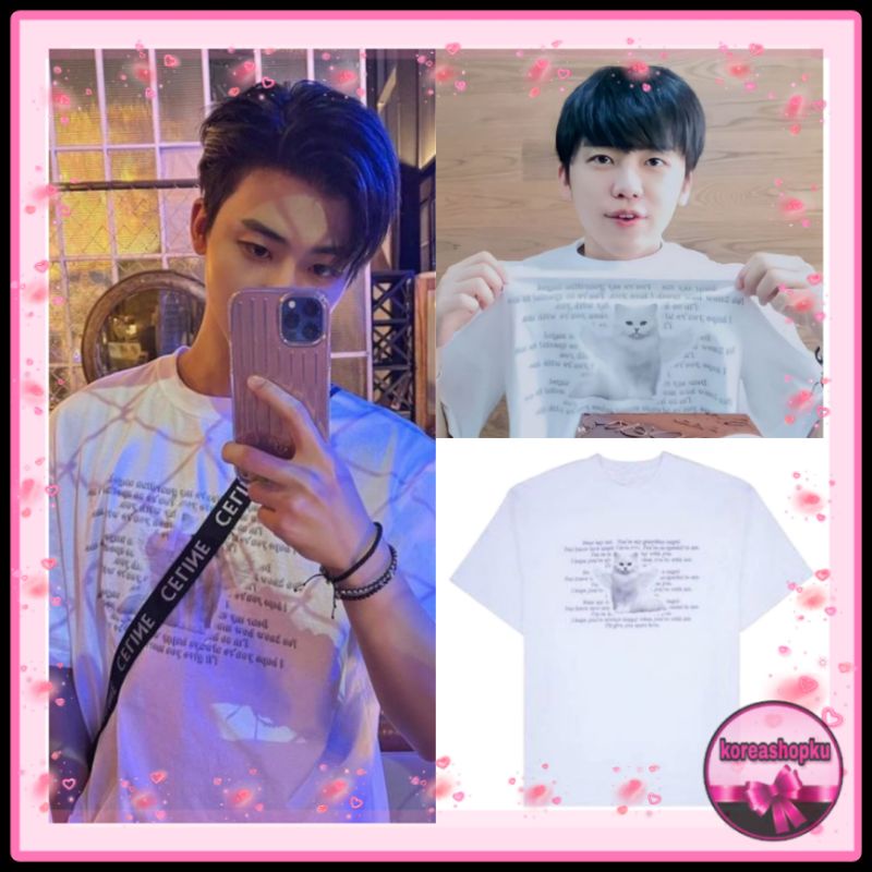 T-SHIRT ANGEL CAT JAEMIN NCT TSHIRT KPOP BAJU KAOS KOREAN