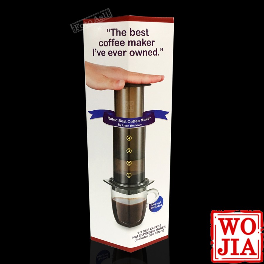 Alat Pembuat Kopi Press Coffee Espresso Maker Filter Portable WOJIA