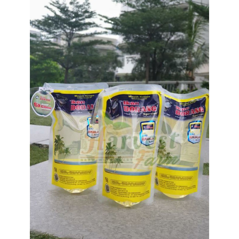 

Minyak goreng kelapa (Coconut oil) cap Ikan Dorang Special - 950 ml