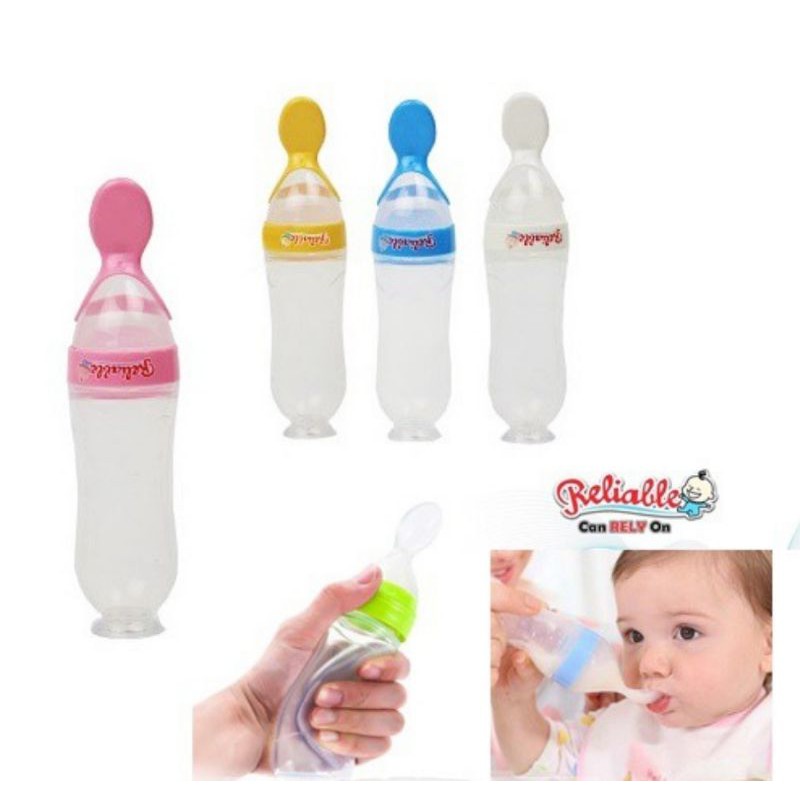 Reliable 9909 Botol Spoon Silicone 90ml