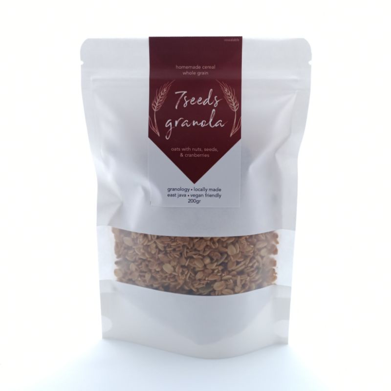 7 Seeds Granola - Nuts, Seeds, and Cranberries 200gr