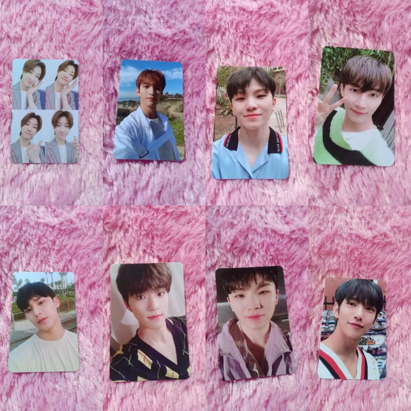 PC album Seventeen Henggarae (The8 grid, Joshua Jeoun, Jun Jeoun, Jeonghan, DK, Woozi, Mingyu, Dino)