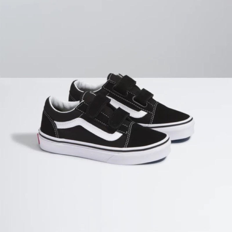 SEPATU SEKOLAH ANAK PEREMPUAN LAKI LAKI / Sepatu Vans Oldskool Perekat Anak Anak Hitam Putih Sepatu Sneakers Sekolah Anak Laki Laki dan Perempuan