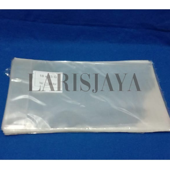 

PROMO !!! PLASTIK DUDUK OPP POLOS UKURAN 18 x 33 / PLASTIK JAJAN LEBARAN ( ISI 100AC PCS )