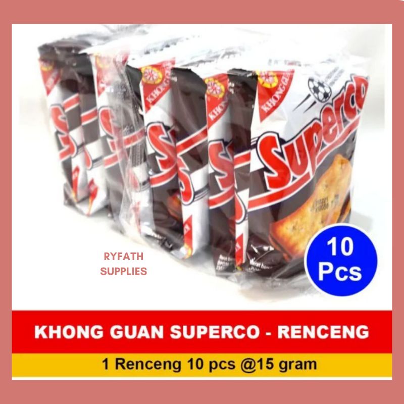 

KKV Khong GUAN Superco Krim Coklat Biscuit 10 Pcs