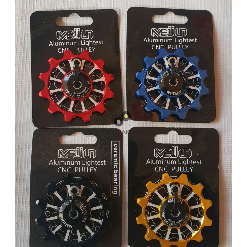 Pulley RD Bearing Ceramic 12T / Pulley RD Bearing Ceramic Aluminium Alloy