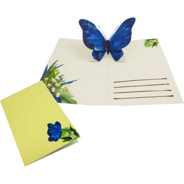 Pop up Card Butterfly papercraft