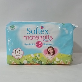 SOFTEX Maternity 45cm isi 10 pads pembalut bersalin nifas hamil setelah melahirkan (no.25)