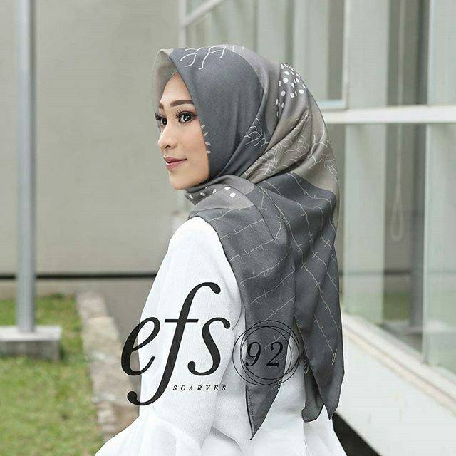 Efs store voal printed scarf efs92 (lasecut finishing)