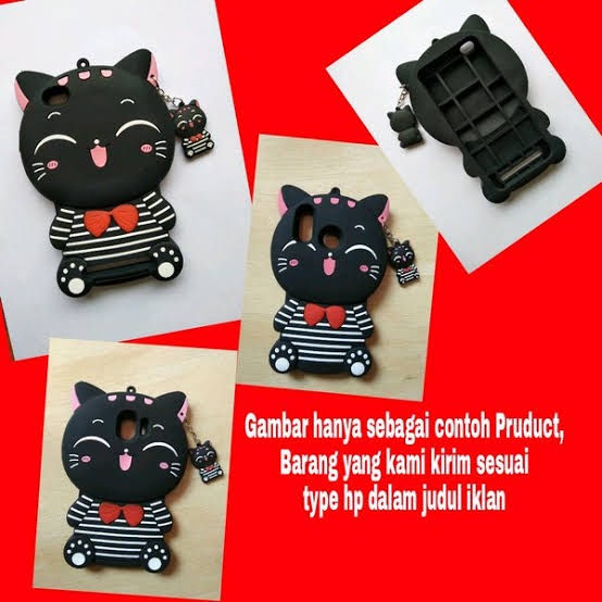 SOFT CASE KARAKTER KUCING HELLO KITTY 4D SAMSUNG A51