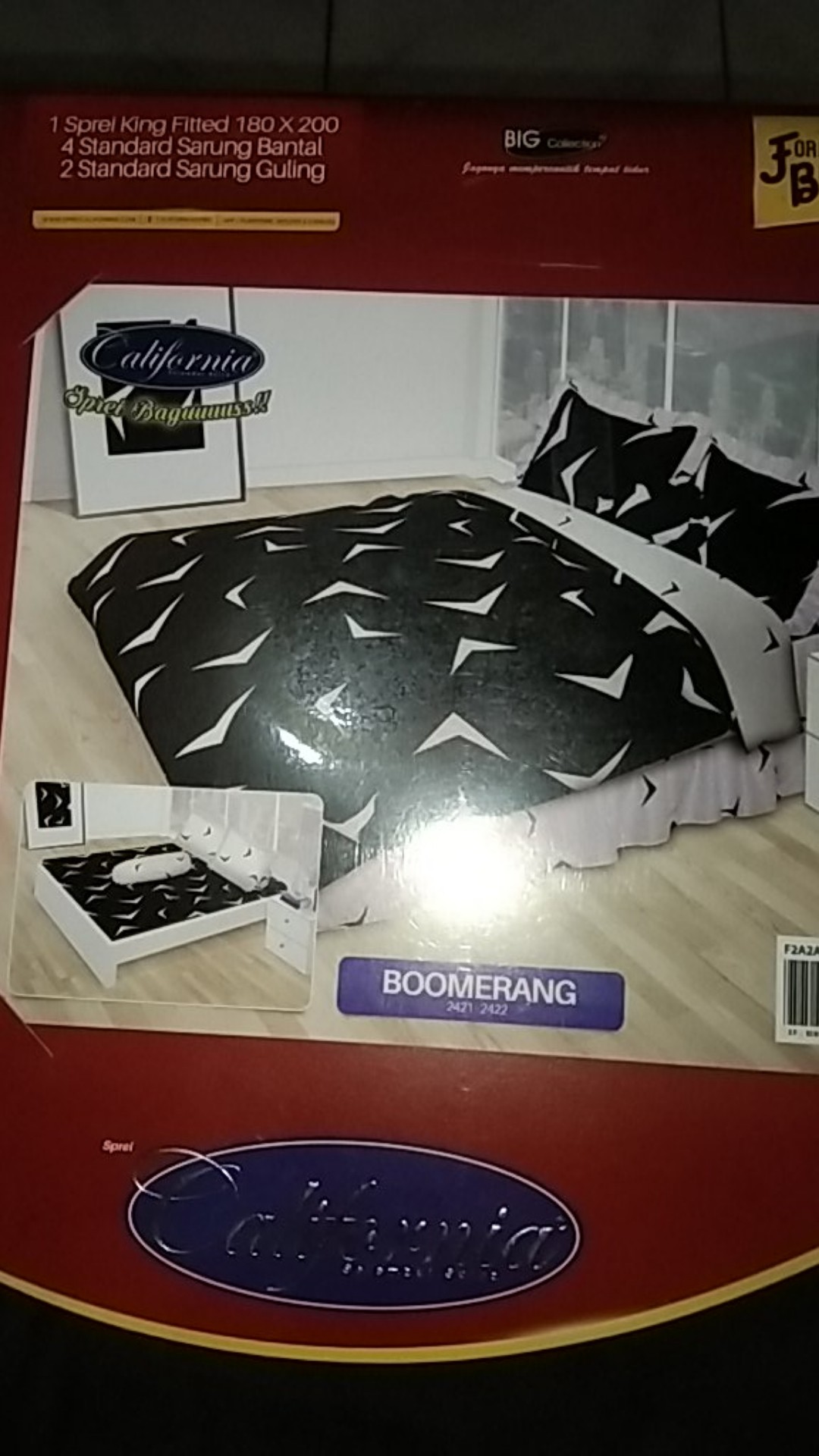 Gunakan Anteraja 2 Kg Bedcover Bonita Fkat Lol 180x200