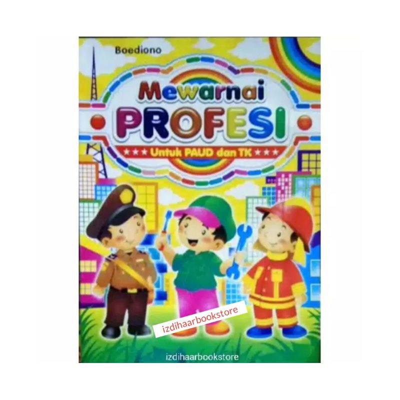 Buku Mewarnai Anak Seri Paud Profesi