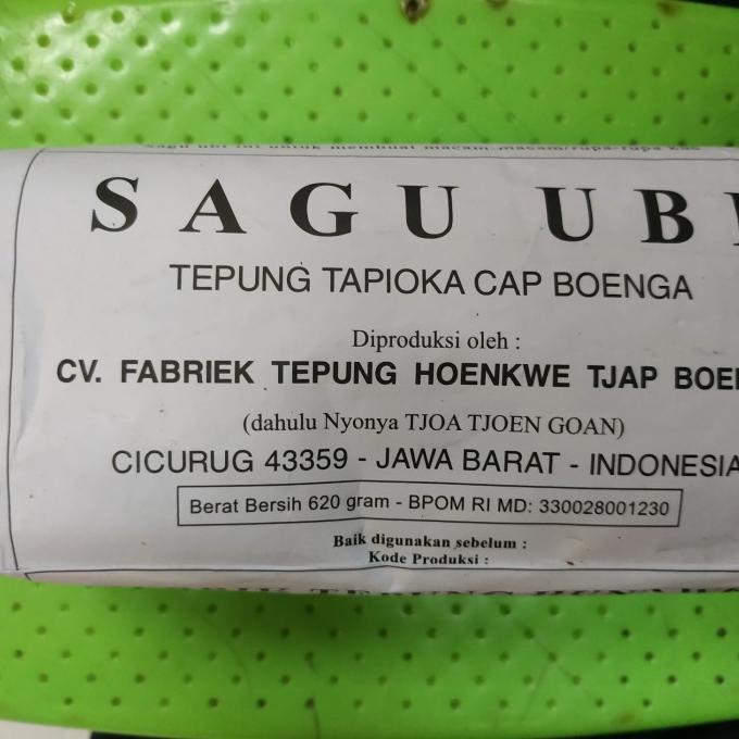 

[[COD]] sagu ubi cap bunga 620 gr TERJAMIN Kode 1464