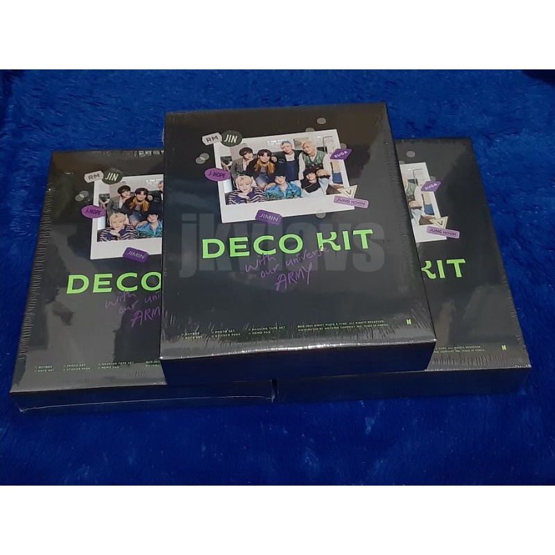 [READY/SEALED] OFFICIAL DECO KIT BTS SEALED WEVERSE READY INA INDONESIA FULLSET RM JIN SUGA JHOPE JI