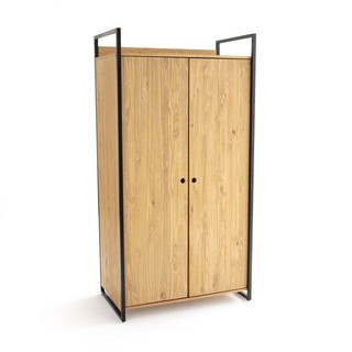 RAK LEMARI  PAKAIAN  WARDROBE INDUSTRIAL  BLACK SERIES 