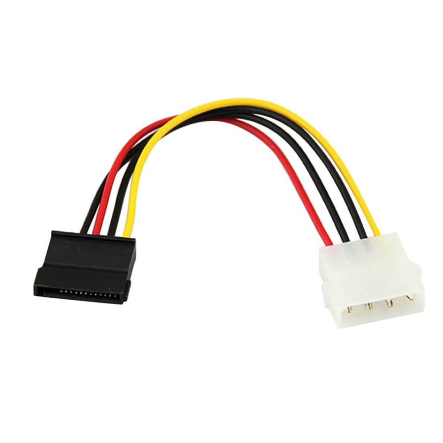 Kabel Power Molex 4pin Male to Sata 15pin Female Konverter Converter
