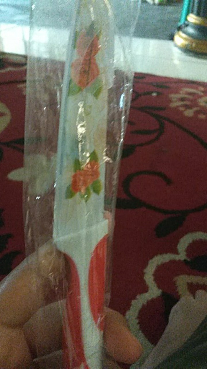 Pisau Dapur Keramik - Pisau Dapur Motif Mawar