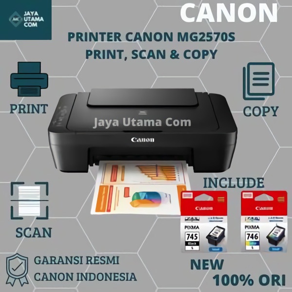 PRINTER CANON PIXMA MG2570S / MG2577S ALL IN ONE