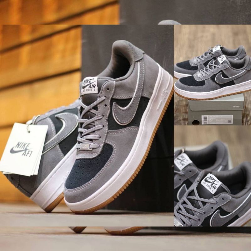 Sepatu  Air force 1 Low Grey Black