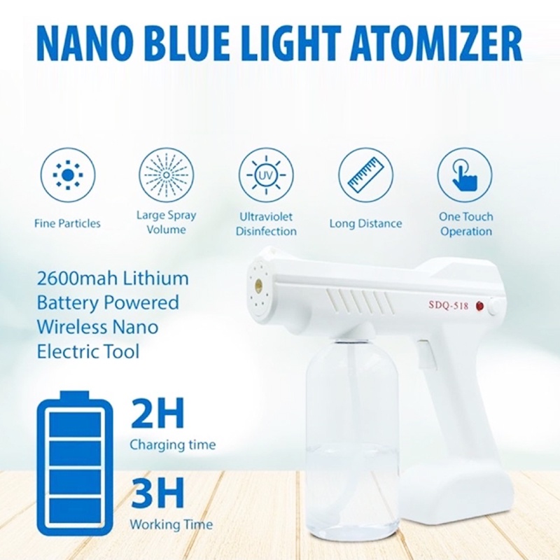 Nano Spray Disinfection Gun Wireless 518 kiswarabandung