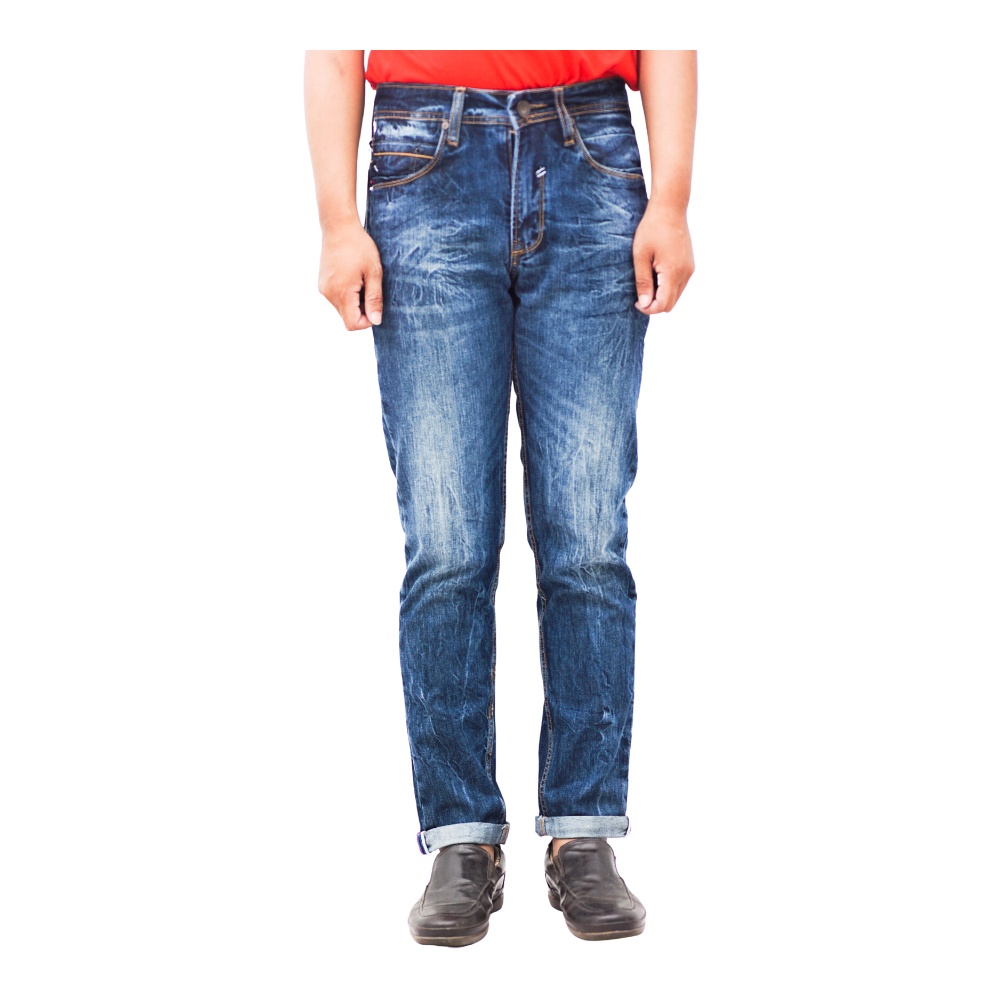 anasya_olshop -  Selvedge Denim Oktav Slim fit