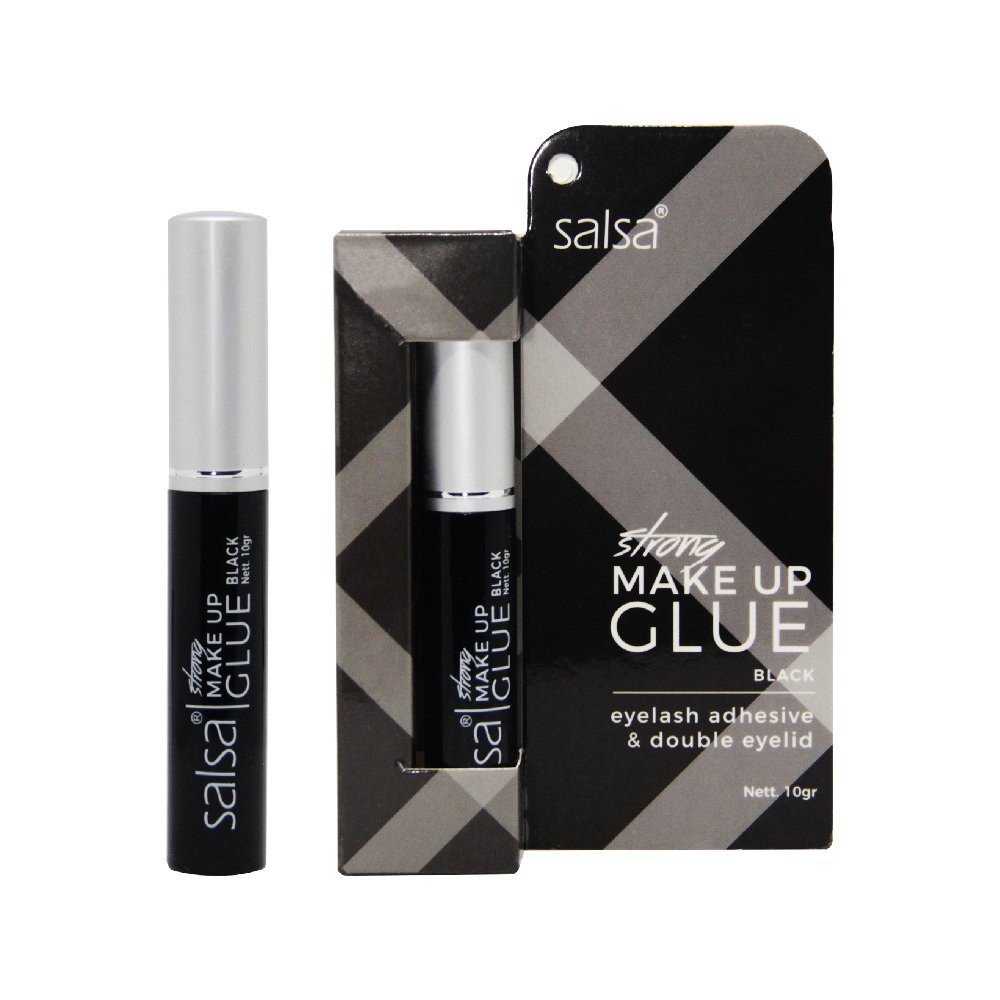 BPOM SALSA Strong Makeup Glue Black White Transparent Lem Bulu Mata Eyelash Glue Eyelash Salsa