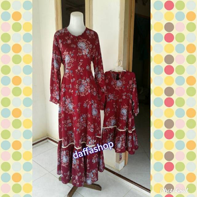 Gamis couple mom&kids