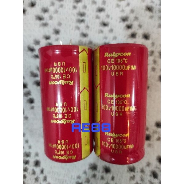 ELCO 10000UF 100V RUBYCON Red 10000 UF 100 V Japan Original