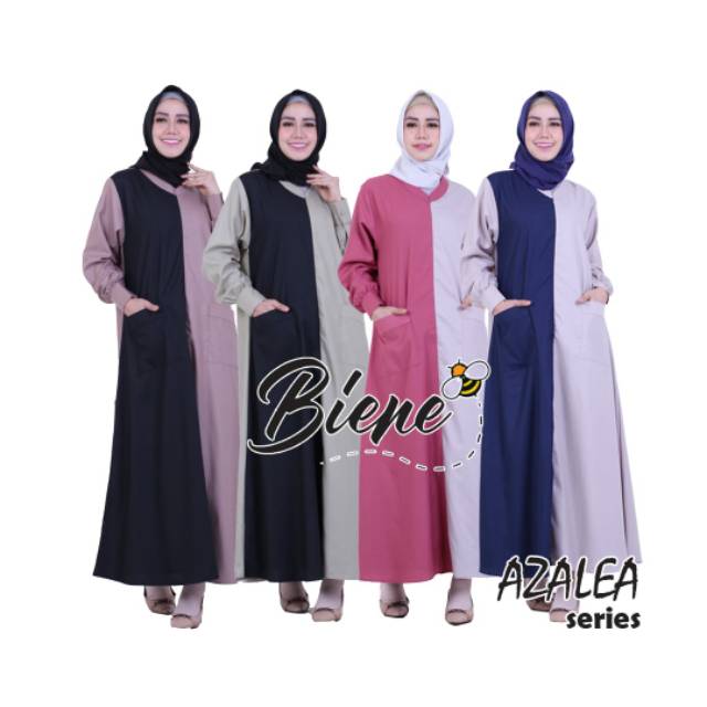 Baju Pakaian Gamis Muslim Perempuan Distro Branded Toyobo Termurah Azalea