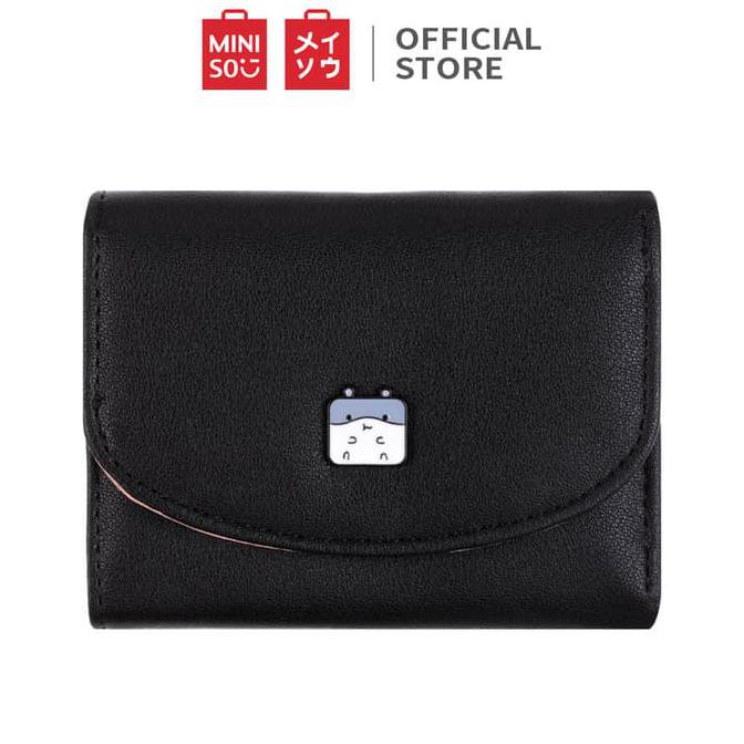 MINISO Dompet Wanita Kecil Mini Pendek Wallet Simple - Apricot