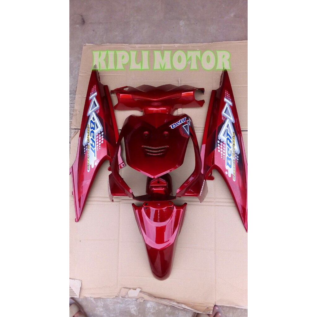 Jual Full Bodi Honda Beat Karbu Lama Warna Merah Halus Nya Aja Indonesia Shopee Indonesia