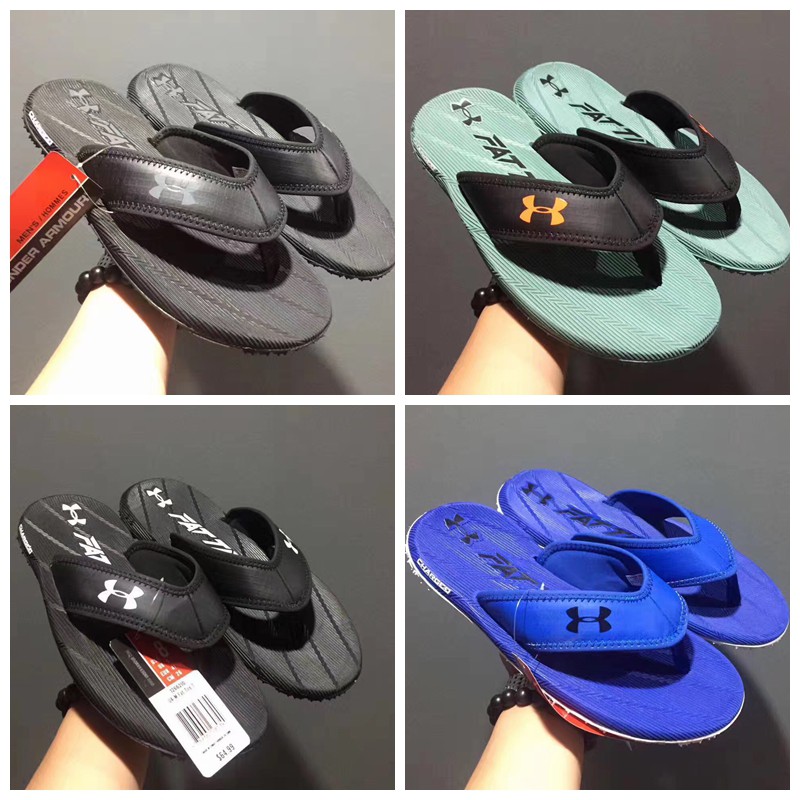 under armor slip on sandals