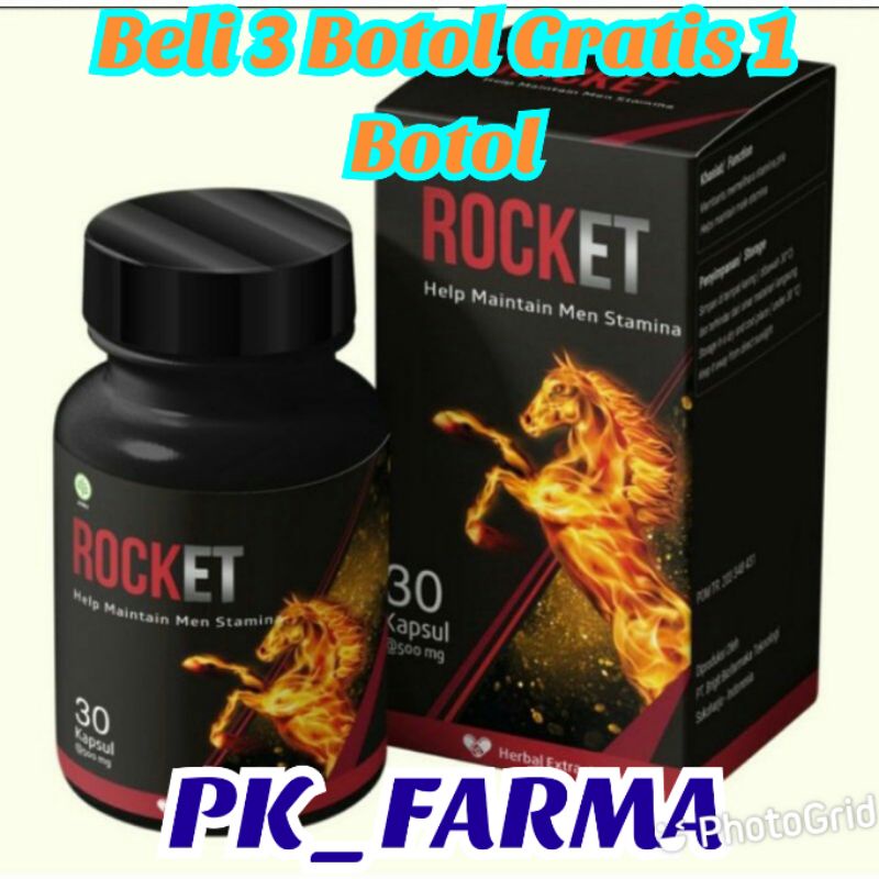 ROCKET OBAT KUAT PRIA 100% ORIGINAL AMPUH PENAMBAH STAMINA